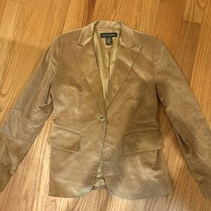 BANANA REPUBLIC size 6 tan blazer - new